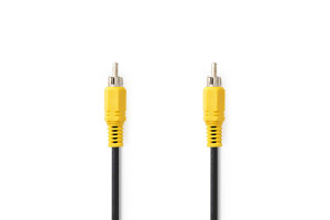 RCA MALE/MALE CABLE 75ohm 2m