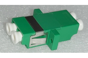 LC Duplex Adapter SM/APC Green Zr sleeve