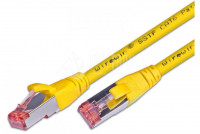 CAT6 PATCH CABLE SHIELDED S/FTP 0,5m yellow