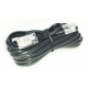 MODULAR PHONE LINE CORD RJ11/45 5 3m Black