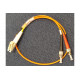 MULTIMODE OM1 ST-LC DUPLEX PATCHCORD TWIN 1m