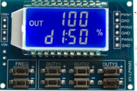 PWM GENERATOR MODULE WITH DISPLAY 3 CHANNEL