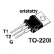 TRIAC 12A 600V 50/50mA TO220I Snubberless