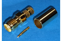 SMA-CONNECTOR Reverse FEMALE CRIMP FOR RG58 CABLE