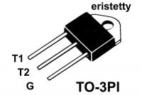 TRIAKKI 40A 600V 100/80mA TO3PI