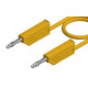 4mm TEST LEAD YELLOW 1m