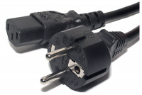 Power-cord EU-1.8m 3x0.75mm2 black