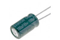 LOW ESR ELECTROLYTIC CAPACITOR 100µF 35V 6,3x11mm R2,5