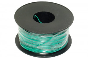 EQUIPMENT WIRE Ø0,5mm GREEN 100m roll