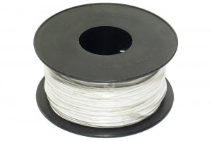 EQUIPMENT WIRE Ø0,5mm WHITE 100m roll