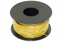 EQUIPMENT WIRE Ø0,5mm YELLOW 100m roll