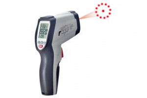 Infrared thermometer with laser pointer