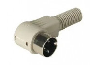 DIN-CONNECTOR MALE 3-PIN 180°