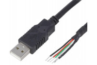USB-2.0 KAAPELI A-UROS / vapaa pää 3m