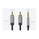 2x RCA UROS / 3,5mm STEREO-PLUGI KAAPELI 1,5m