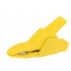 4mm CROCODILE CLIP "BIG MOUTH" YELLOW