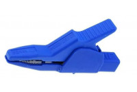 4mm CROCODILE CLIP "BIG MOUTH" BLUE