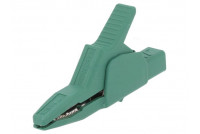 4mm CROCODILE CLIP "BIG MOUTH" GREEN