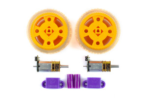 Maker Essentials - Micro-motors&Grippy Wheels
