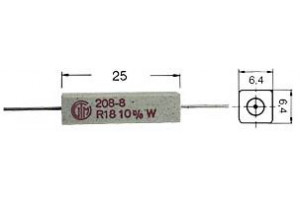 WIREWOUND RESISTOR 5W: 6,8kohm