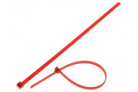 NYLON CABLE TIE 195x4,7mm RED 25 pcs