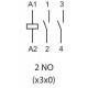 KONTAKTORI DIN-KISKOON 2-NAP. 230VAC / 25A