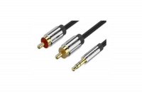 2x RCA UROS / 3,5mm STEREO-PLUGI KAAPELI 5m