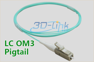 MM OM3 LC-PIGTAIL SET 1,5m 12pcs tight buffer