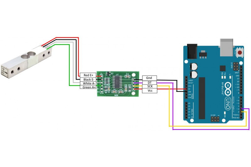 Weight Sensor Amplifier-HX711 - Elecrow