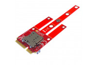 Adapteri Mini PCIe - M.2 Key B +microSIM
