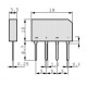 DIODE BRIDGE 1,5A 500Vrms