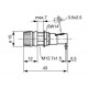 FUSE HOLDER PANEL MOUNT 6,3X32mm