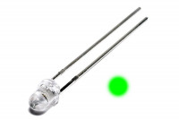 L3-G31N 3MM GREEN LED 3200MCD 45DEG