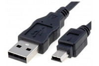 USB-2.0 KAAPELI A-UROS / MINI-B 5-PIN 15cm