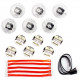 Picade Plasma Kit - Illuminated Arcade Button (6pcs)