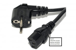 POWER CORD BLACK 5m