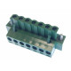 Terminal Block 7x5,08mm for wire + fixing screws