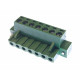 Terminal Block 7x5,08mm for wire + fixing screws