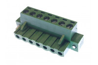 Terminal Block 7x R5,08 for wire + fixing screws