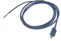 USB-microB to open end 2C AWG22 1m