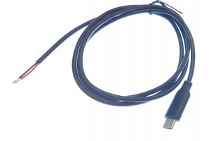 USB-C open end harness - 2C AWG22 L 1000mm