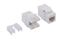 KEYSTONE JACK RJ45 CAT6 UTP WHITE