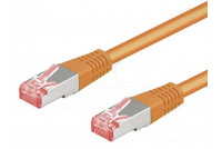 CAT6 PATCH CABLE SHIELDED S/FTP 1,0m orange