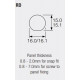 FUSE HOLDER PANEL MOUNT 6x32mm