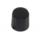 CONTROL KNOB 6mm AXIS Ø20mm BLACK