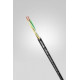 Cable 3x15mm2 black UL20549