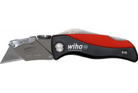 Wiha 45425 Folding Utility Knife With Blade Storage