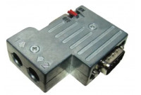 Profibus connector D9 male 90deg