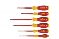 Wiha 1000V INSULATED SCREWDRIVER SET slimFix SoftFinish