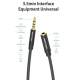 Vention 3,5mm 4 POLE STEREO PLUG EXTENSION CORD 3m